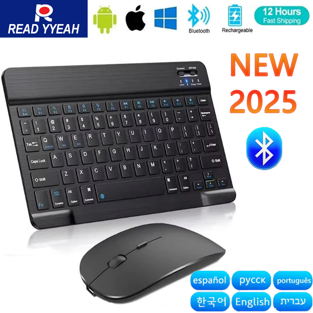 Gaming Keyboard And Mouse Wireless - Neue 2025, drahtlose Bluetooth-Tastatur, Maus für