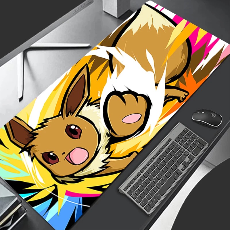 Gaming Keyboard Noise - P-Pokemon Eevee Anime Gaming-Mauspad, erweiterte rutschfeste