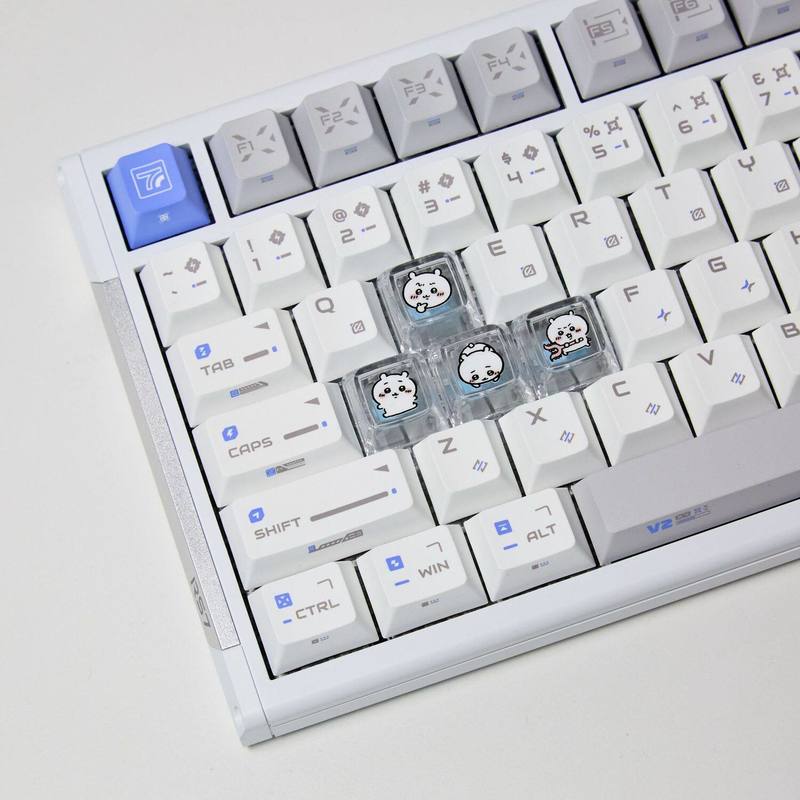 Gaming Keyboard Brands - Chiikawa 4 Stück handgefertigte transparente PC-Tastenkappen