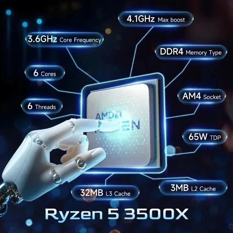 AMD R5 3500X Brandneue Desktop – Amd Cpu Ryzen 5 Bewertung und Preis
