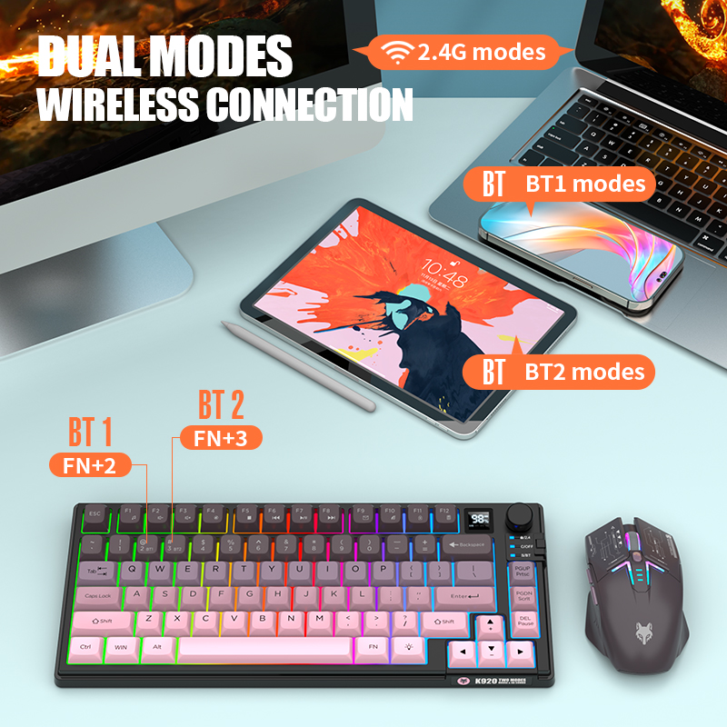 Dual-Mode 2,4G Bluetooth Wirel – Gaming Keyboard Extension Bewertung und Preis