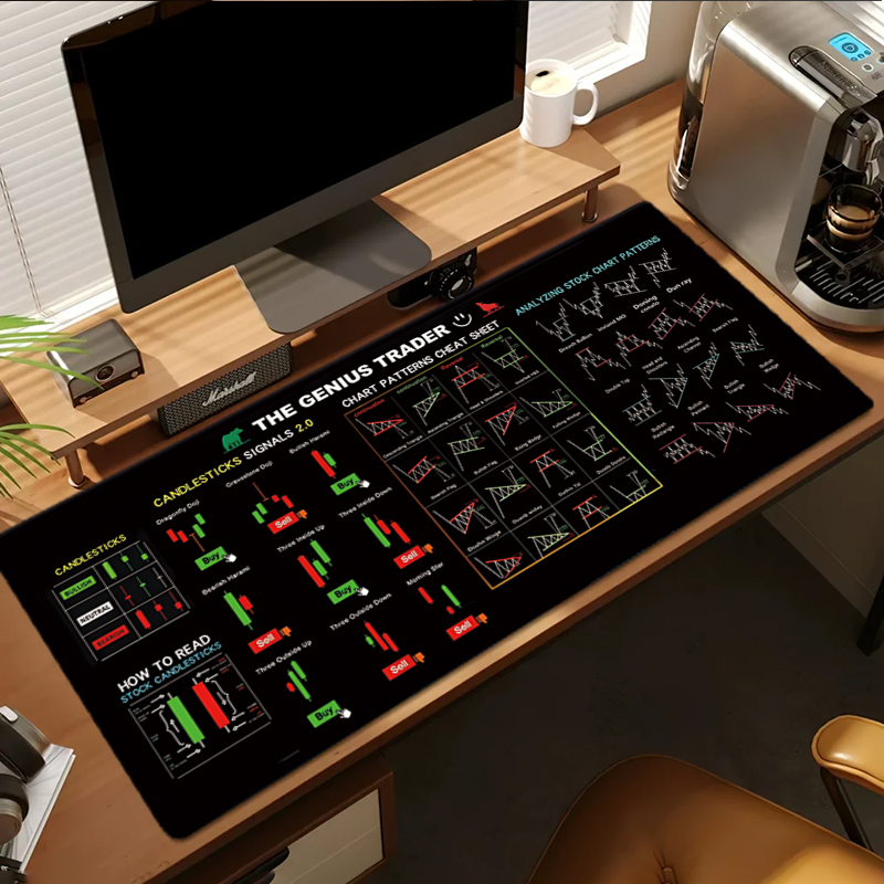 EXCO Stock Market Trader Leder – Gaming Keyboard And Mouse Pad Bewertung und Preis