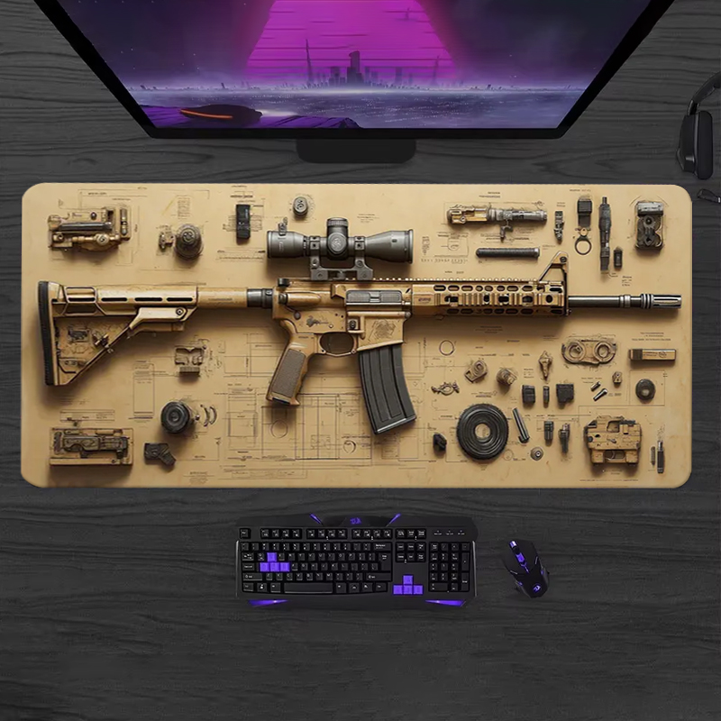 Zerlegbares Weiches Gaming-Mau – Gaming Keyboard And Mouse Pad Bewertung und Preis