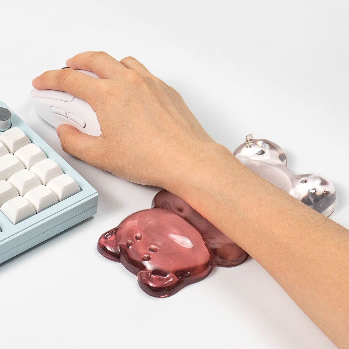 Niedliche Bärenform Handgelenk – Gaming Keyboard No Number Pad Bewertung und Preis