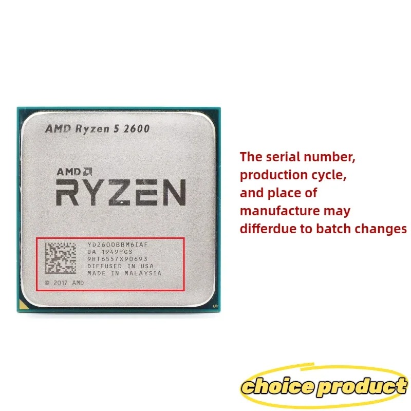 AMD Ryzen 5 R5 2600 3,4GHz 6-K – Amd Cpu Ryzen 5 Bewertung und Preis