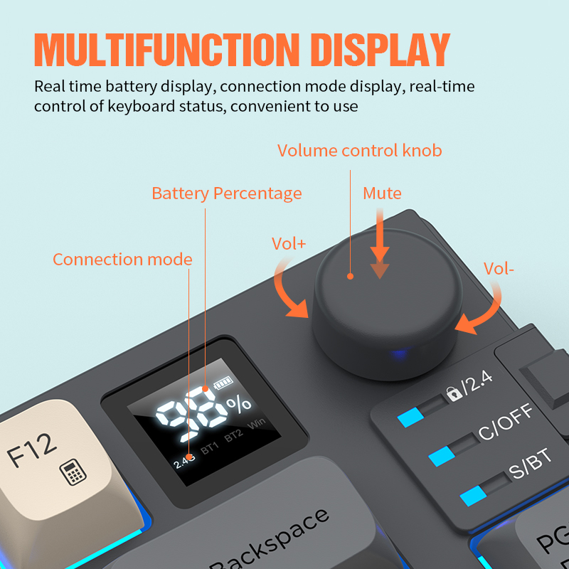 Premium Dual-Mode 2.4G+Bluetoo – Gaming Keyboard Extension Bewertung und Preis