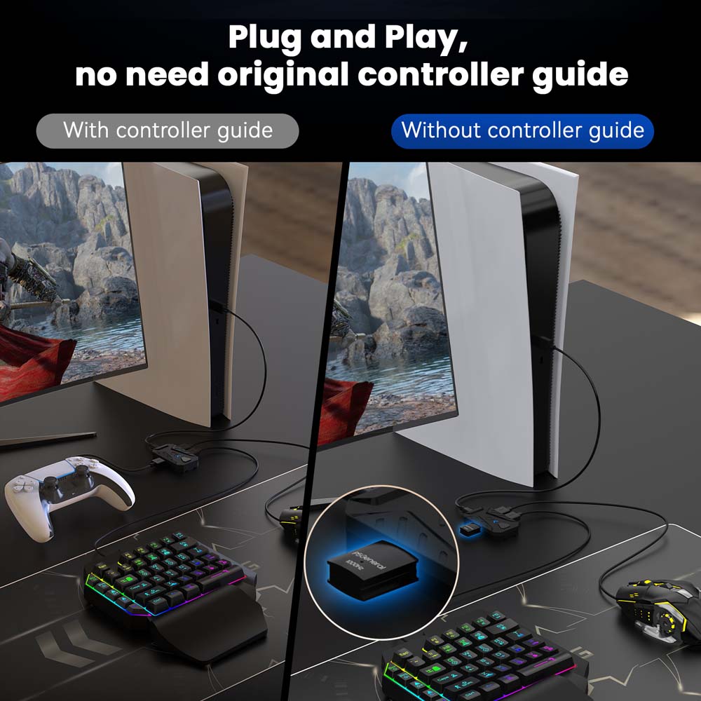 USB-C-Konverter für PS5 Gaming – Gaming Keyboard Extension Bewertung und Preis