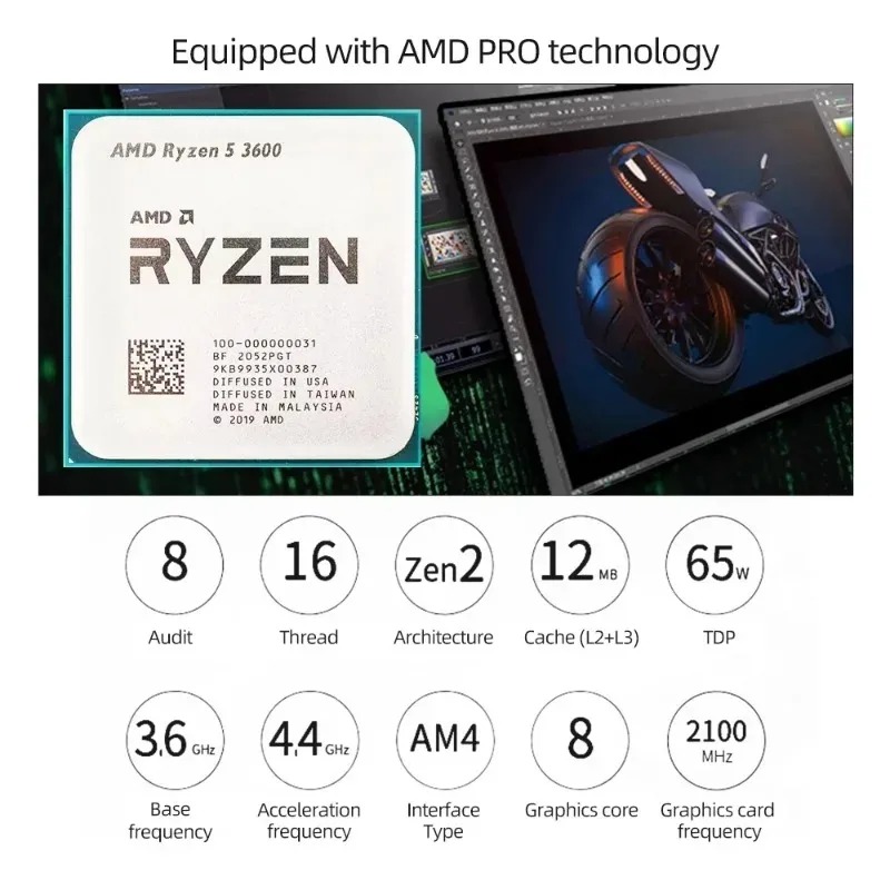 AM4-Tray 100% brandneue Origin – Amd Cpu Ryzen 5 Bewertung und Preis