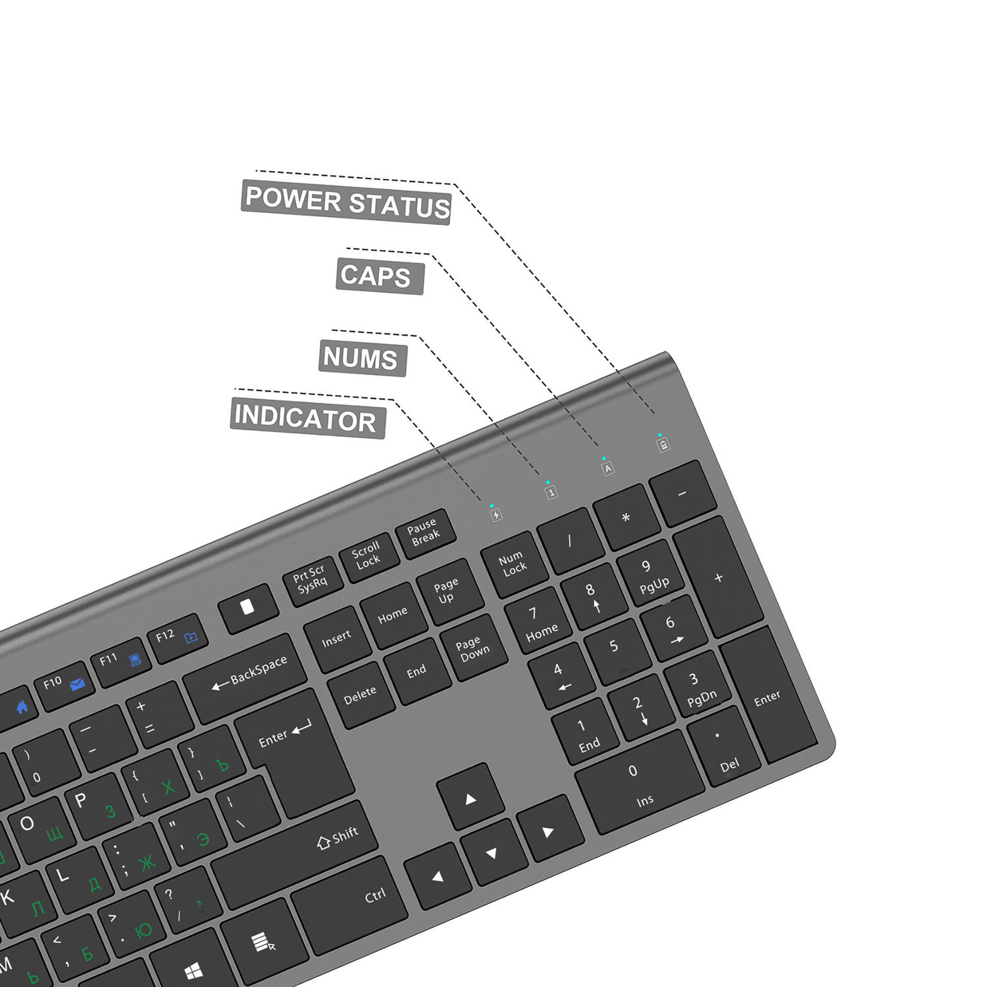 2,4G Wiederaufladbares kabello – Gaming Keyboard And Mouse Wireless Bewertung und Preis