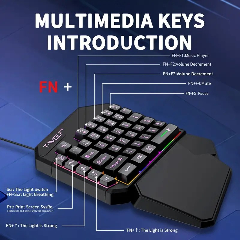 FocusOnPC TF900 2-in-1 Mobiler – Gaming Keyboard Extension Bewertung und Preis