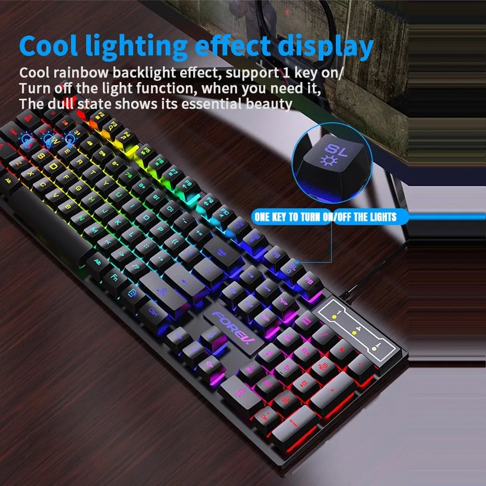 Mechanische Tastatur mit 104 T – Gaming Keyboard And Mouse For Xbox Bewertung und Preis